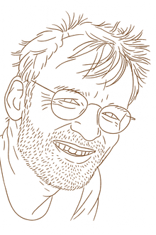 Line drawing of Wijnand Baretta